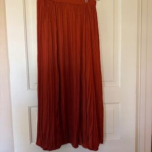 Zara pleated skirt, midi, M-L